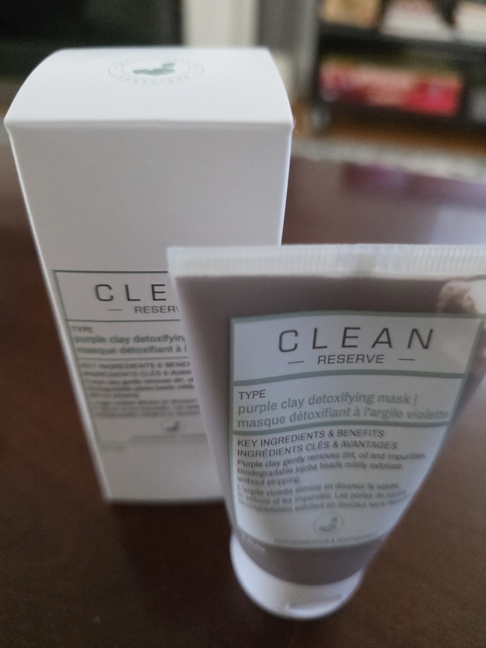 Clean Reserve Purple Clay Detoxifying Mask — Purple